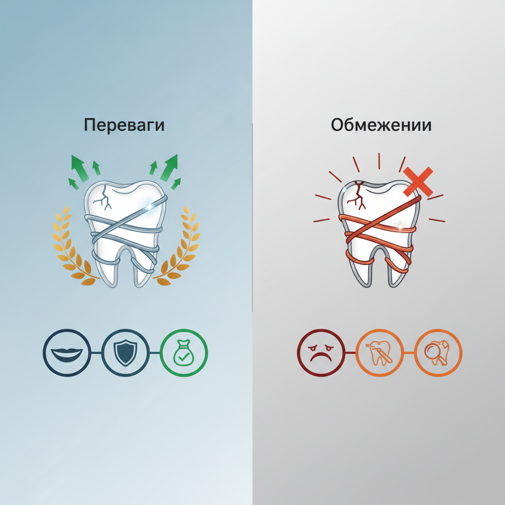 Переваги та обмеження