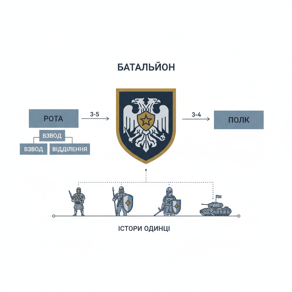 Батальйон — що це і звідки взялася ця одиниця — иллюстрация к статье «батальйон кількість»